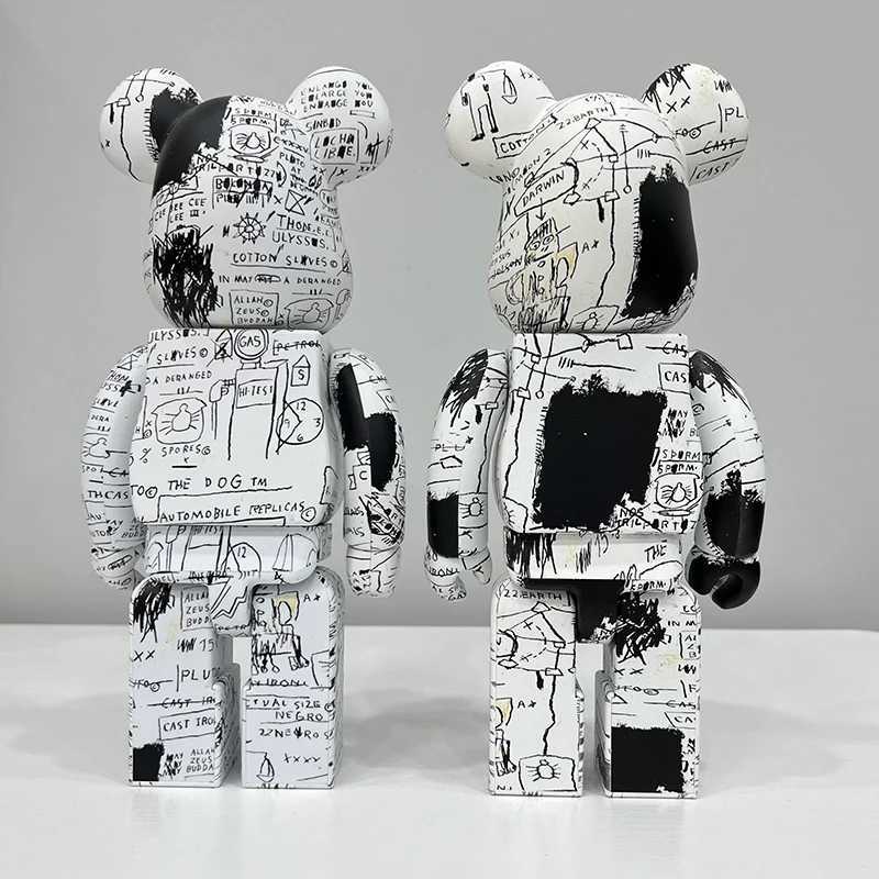 Novelty Items Water Transfer Bear Brick 400% Living Room Decoration Graffiti Popular Art Office Desktop Sculpture or Valentines Day GiftL2403