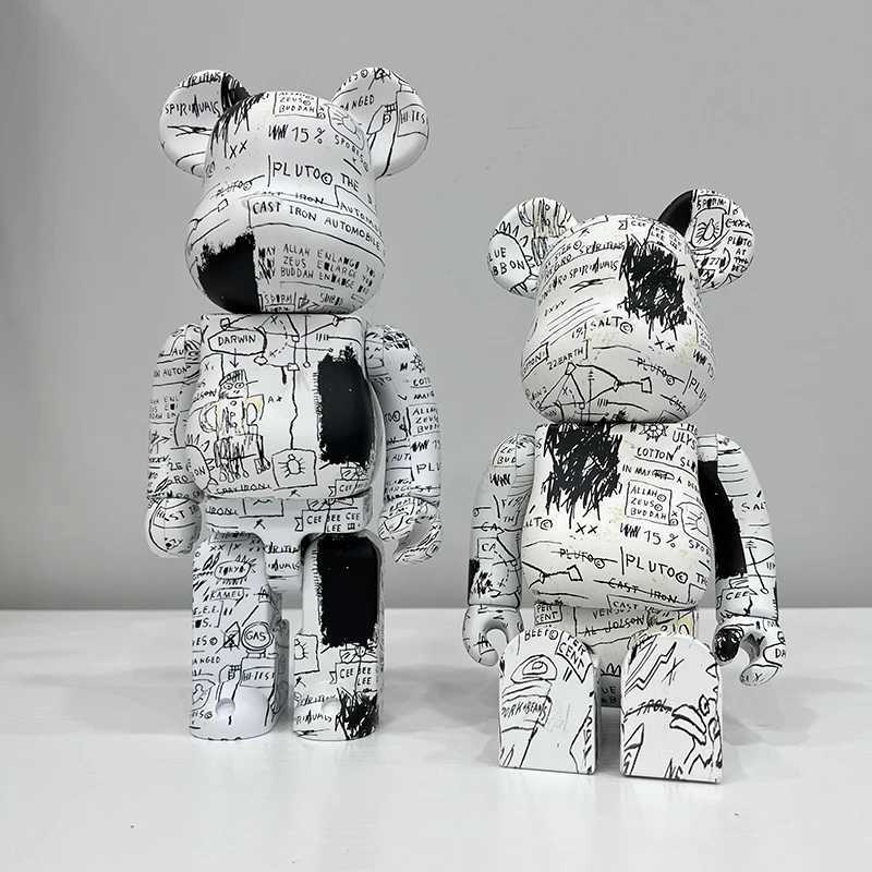 Novelty Items Water Transfer Bear Brick 400% Living Room Decoration Graffiti Popular Art Office Desktop Sculpture or Valentines Day GiftL2403