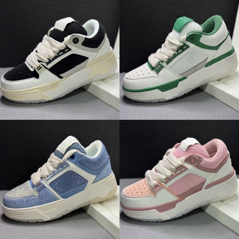 MA-1 with Box Red Fashion Womens Mens Shoes amis womens Sneakers White Black Shoes Lace-up Shoes Designer Trainers Quality High for women men Cas