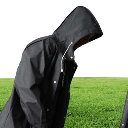Adult Long Waterproof Rain Coat Women Women039s Men039s Raincoat Impermeable Rainwear Men EVA Black Thicken Hooded Rain Coat9762706
