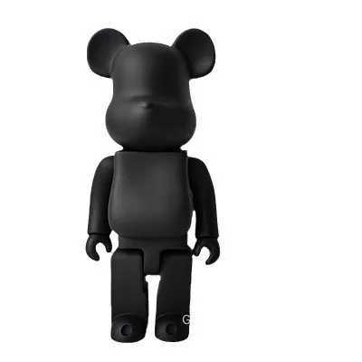 Novelty Items 28cm bearing BearBrick Action diagram DIY painted bear brick toy violent bear decoration home decoration childrens birthday gift toyL240