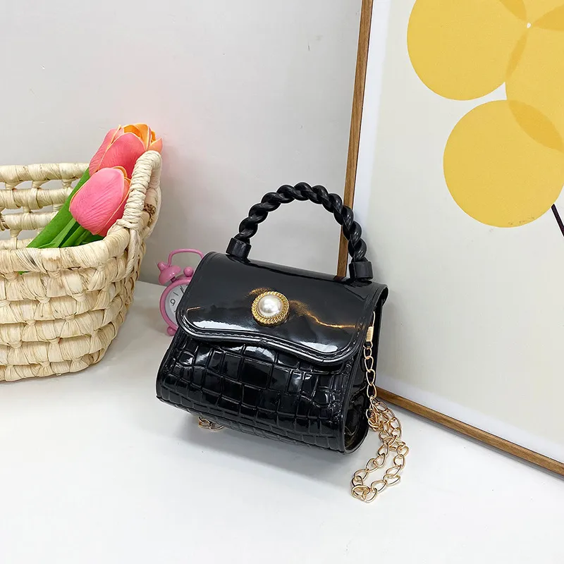Designer bag handbag mini bag fashion Western Princess chain bag Korean children diagonal shoulder bag coin purse female Exquisite and compact bag