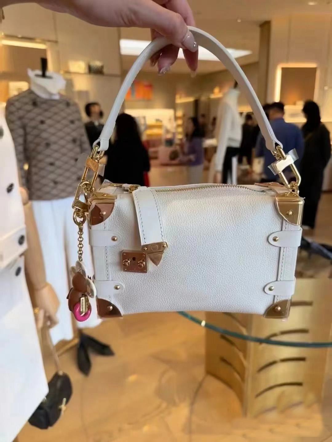 10A mirror Designer side trunk shoulder bag designer tote large leather travel Bag womens fashion crossbody bags