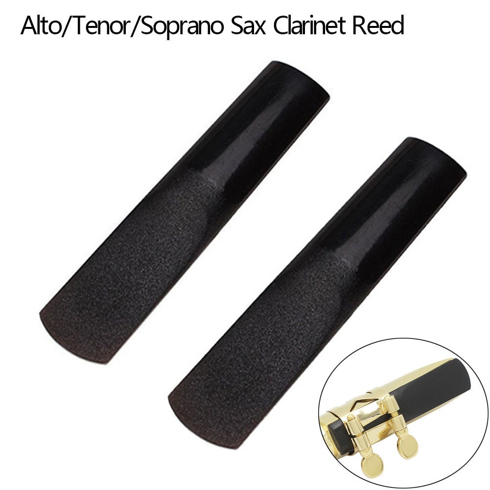 Resin Plastic Saxophone Reeds Strength 2.5 For Alto Tenor Soprano Saxophone Clarinet Mouthpiece Reed Sax Accessories Dropship