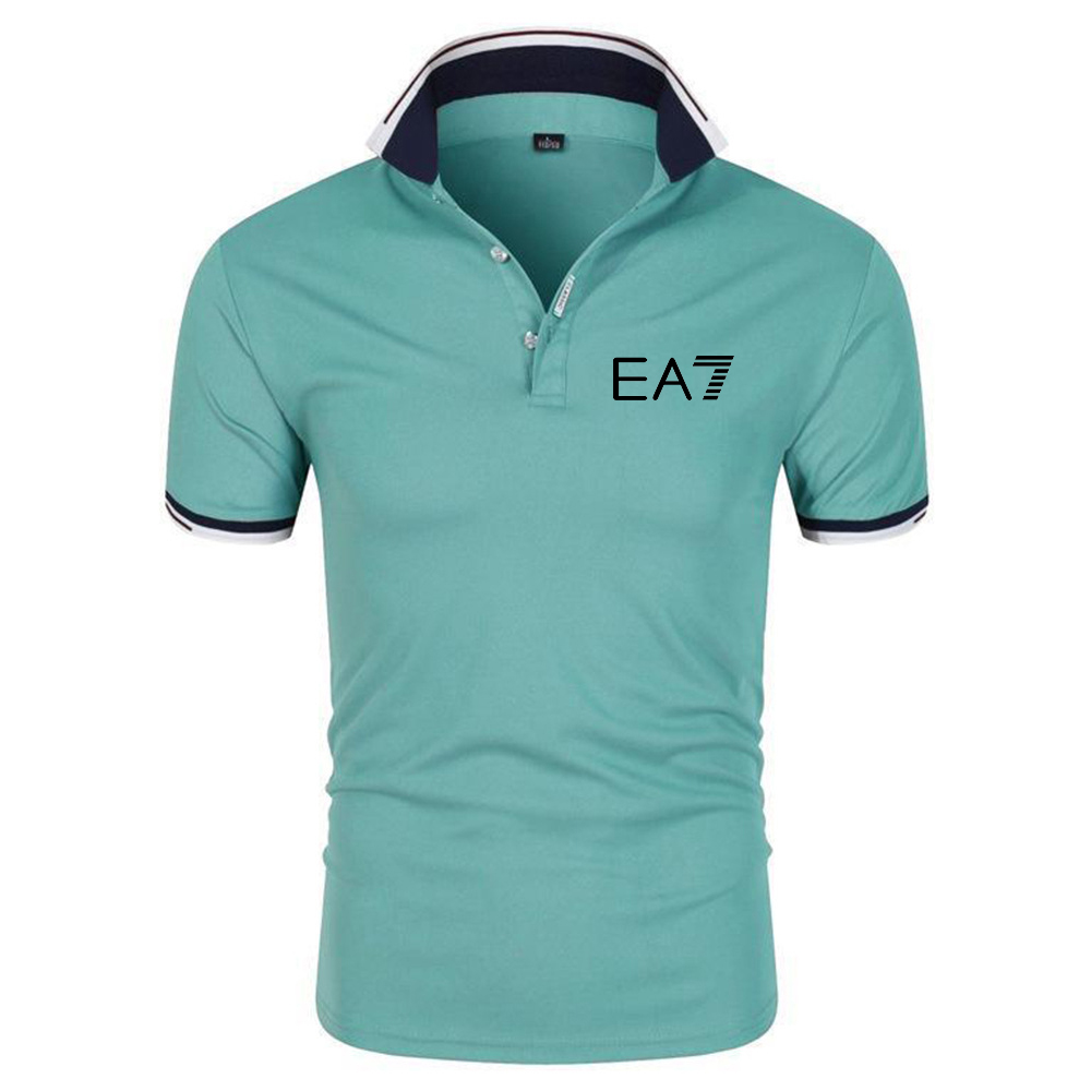 Summer selling short-sleeved mens new Polo shirt business leisure sports senior luxury brand printed high-quality T-shirt 01