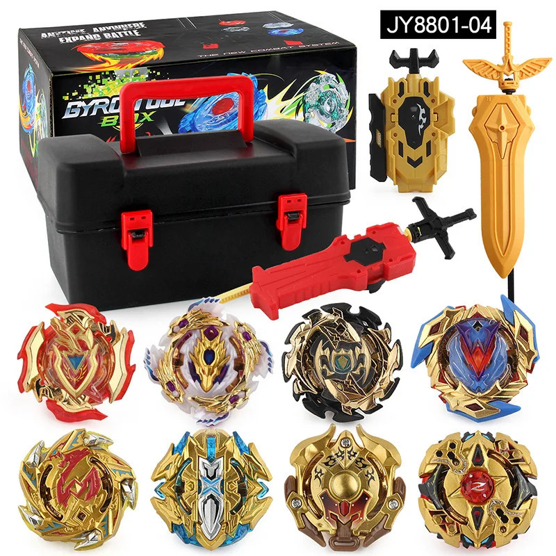 Beyblade Burst Gyro Set Match Sets Toy Small Size Combat Toolbox Boys and Girls Birthday Gift Box 240329