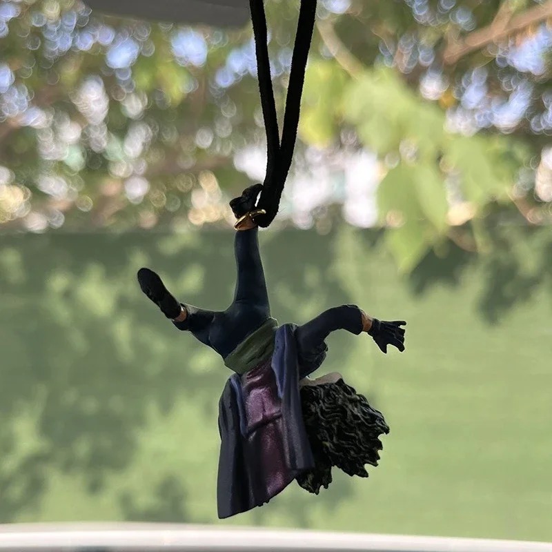 Car Pendant The Joker Hanging Acrobatic Clown Anime Figure Ornaments Auto Rearview Mirror Interior Decoration Accessories Gifts