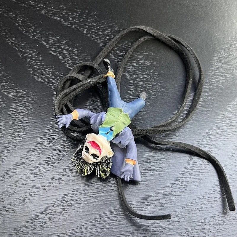 Car Pendant The Joker Hanging Acrobatic Clown Anime Figure Ornaments Auto Rearview Mirror Interior Decoration Accessories Gifts