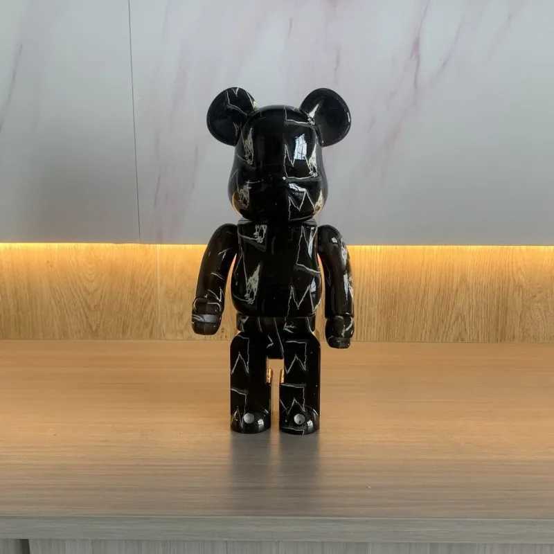 Novelty Items 28cm printed bear brick 400% Van Gogh Starry Sky PVC bear brick action picture Fahion design art desktop decoration home decorationL2403