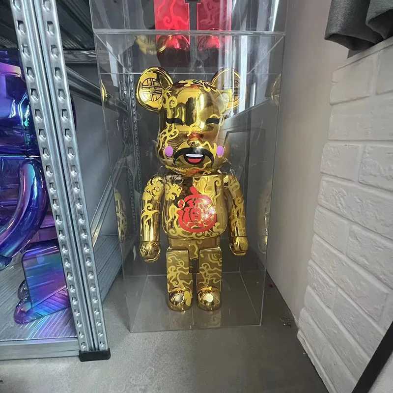 Novelty Items Brick Electorate Blue Building Block Bear 1000% ABS 70cm Interior Decoration Statue Sculpture and Pattern DecorationL2403