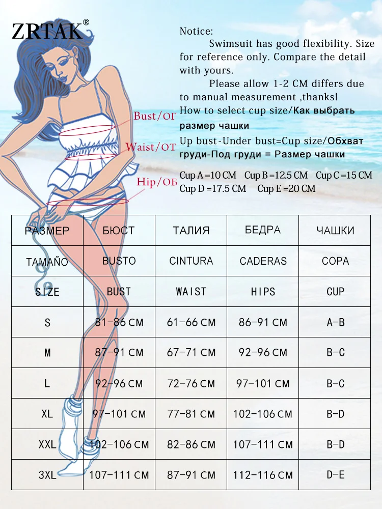 ZRTAK Bikini Set Tie Dye Bikinis Sexy Swimwear Women Block Color Adjust Bathing Suit High Quality Bandage Swimsuit