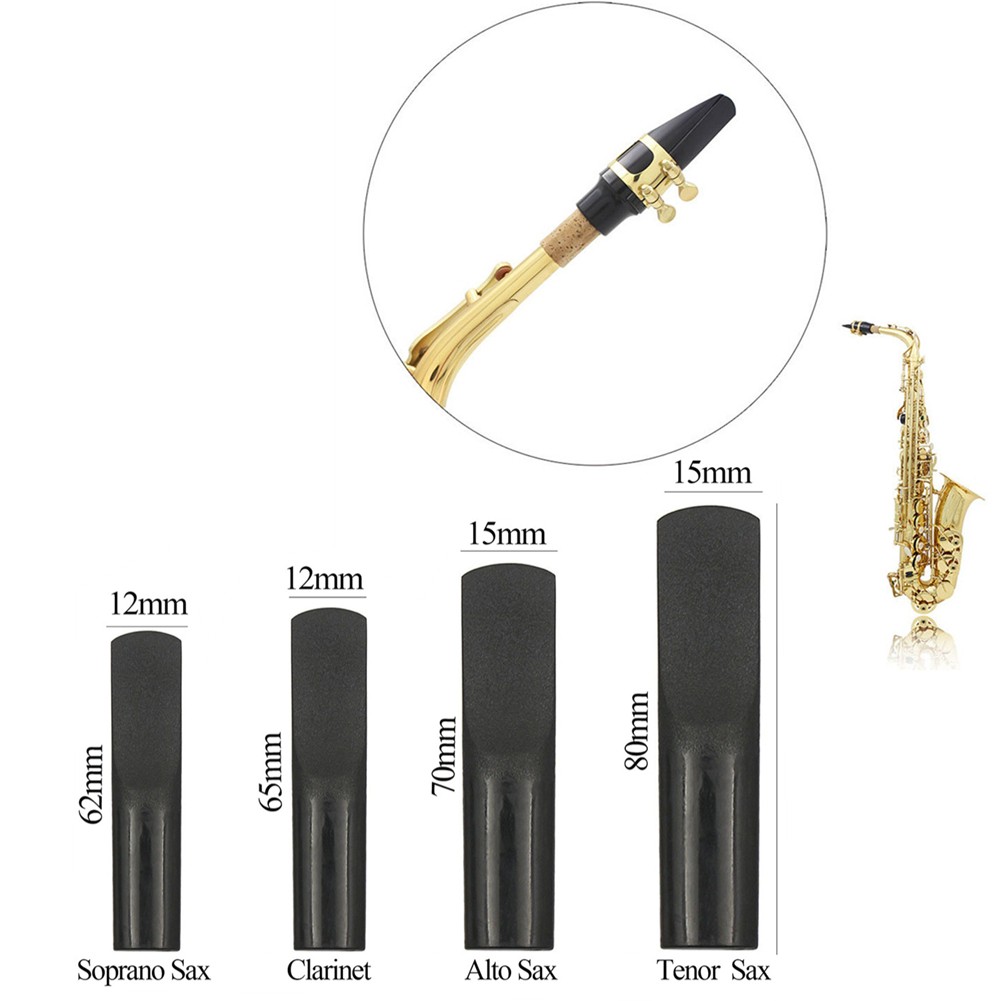 Resin Plastic Saxophone Reeds Strength 2.5 For Alto Tenor Soprano Saxophone Clarinet Mouthpiece Reed Sax Accessories Dropship