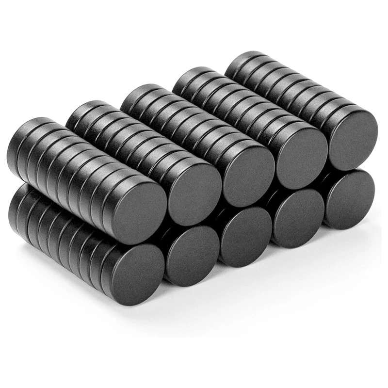 100PCS Strong Magnet 10xm Round Black Fridge Ferrite Permanent Ser Magnets Hardware Magnetic 240318