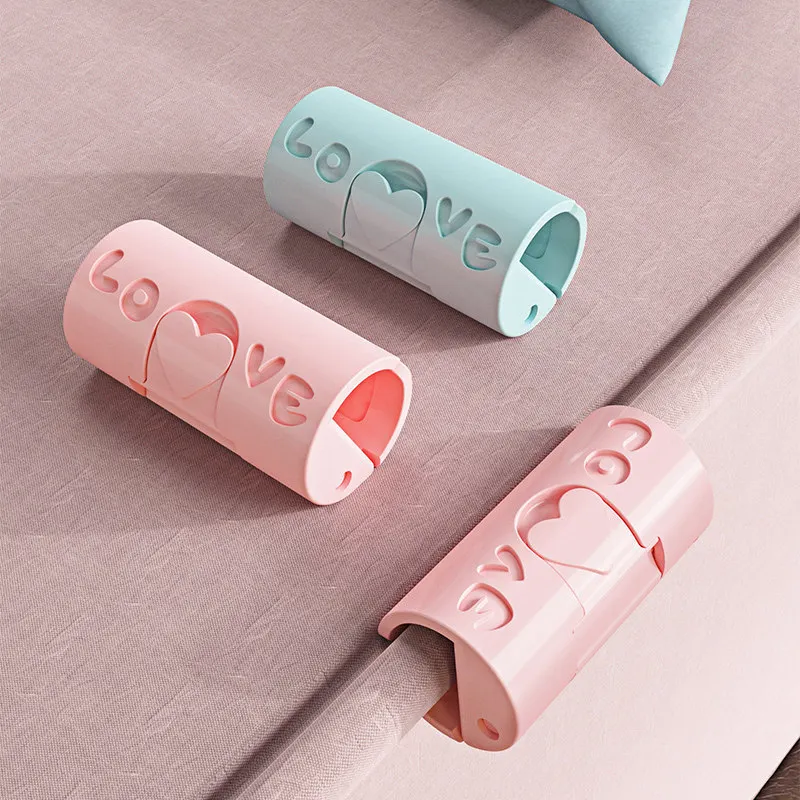 6PCS Bedroom Bed Sheet Holder New BedSheet Quilt Clip Duvet Cover Fastener Clip Anti Slip No Trace Household Fixator Grippers