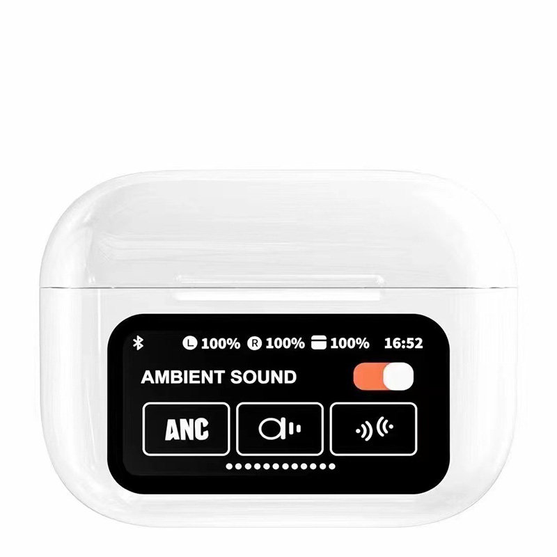 Screen Earphone A9 PRO ANC Wireless Earbuds In-Ear Noise Cancelling Headphones