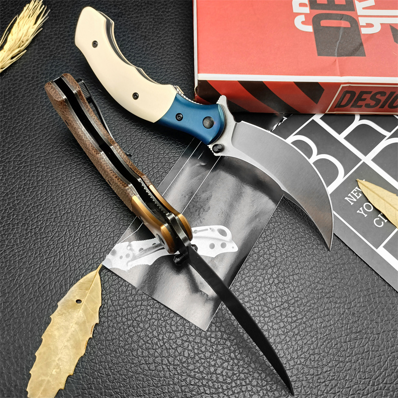 Higher Quality CR 7465Z/7471 Assisted Flipper Folding 8cr13mov Blade G10 / en Handles Portable Outdoor Knife Camping Multi-hunting Tactical Utility To