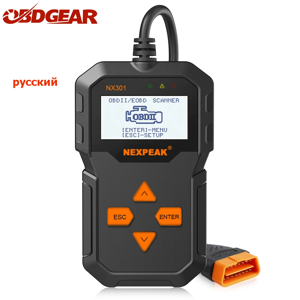 NX301 OBDII Universal Auto Car Diagnostic Tool Scannner Code Reader 2025 Diagnostic Scanner Tool OBD2 Tool Better new than ELM327 AD310