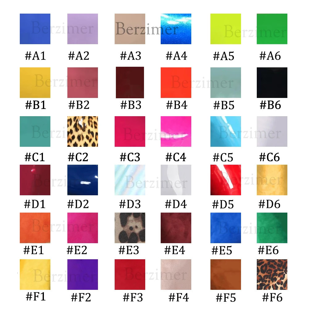 BERZIMER Women Platform Pumps Round Toe Thin High Heels Sandals Shiny Ladies Handmade Shoes Woman Plus Big Size 41 44 50 52 240320