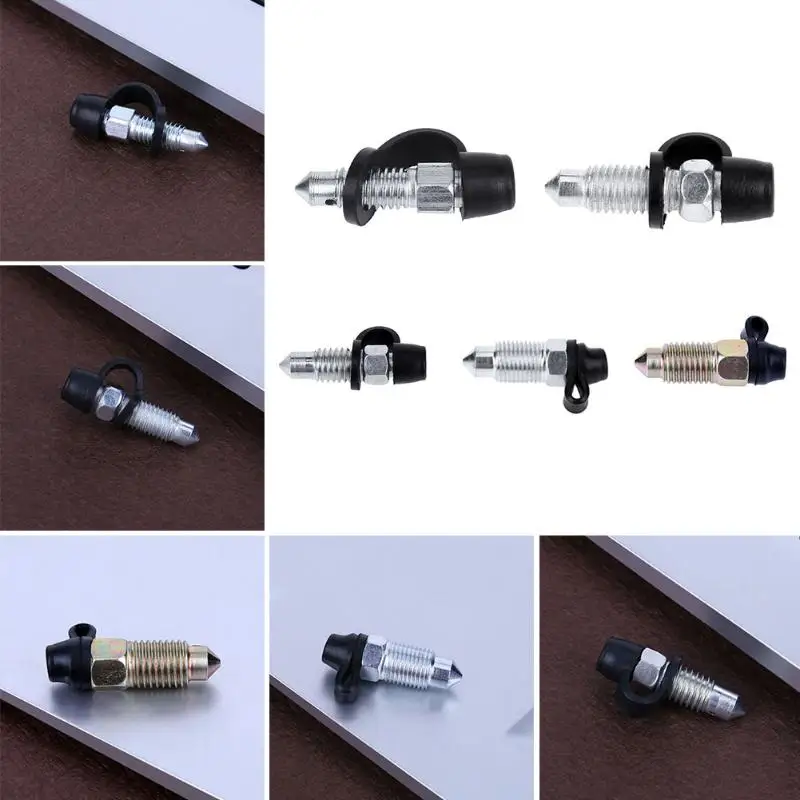 VODOOL 1Pc Motorcycle new Brake Braking Caliper Bleed Screw Car Brake Screw Nipple 2025 Car Accessory High Quality ith Dust Cap