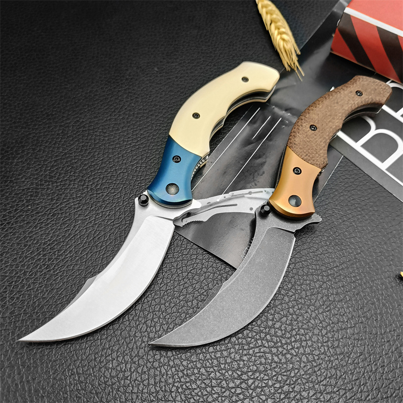 Higher Quality CR 7465Z/7471 Assisted Flipper Folding 8cr13mov Blade G10 / en Handles Portable Outdoor Knife Camping Multi-hunting Tactical Utility To