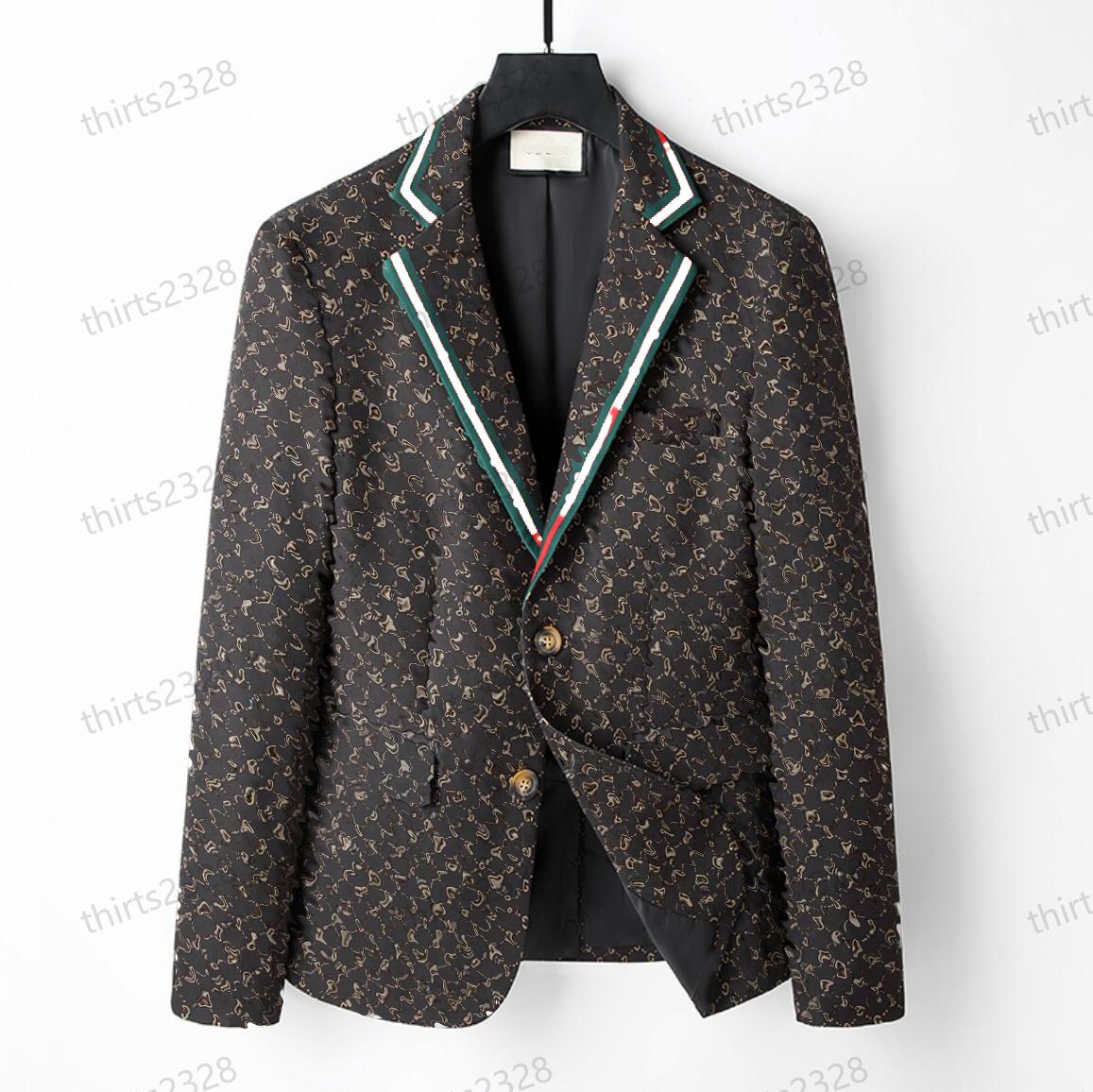 Designer blazer men Fashion Suits & Blazers Casual Trend Four Seasons suits for men business Asian size M to 3XL