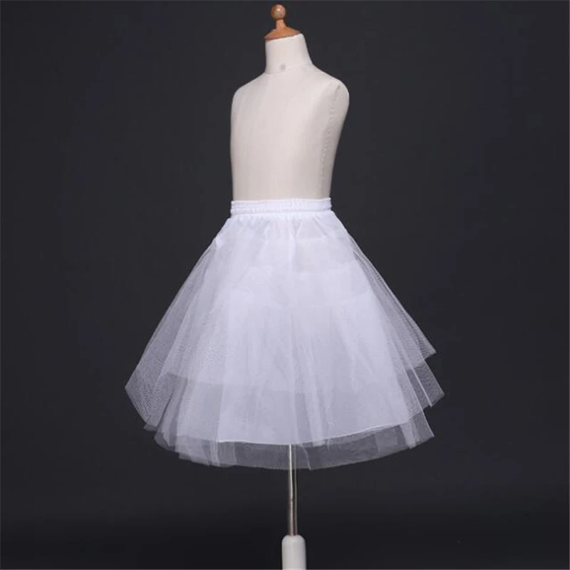 Ball Kids Child new Short Petticoat 2025 For Flower Girl Wedding Accessories Lolita Skirt Underskirt Crinoline Vestido