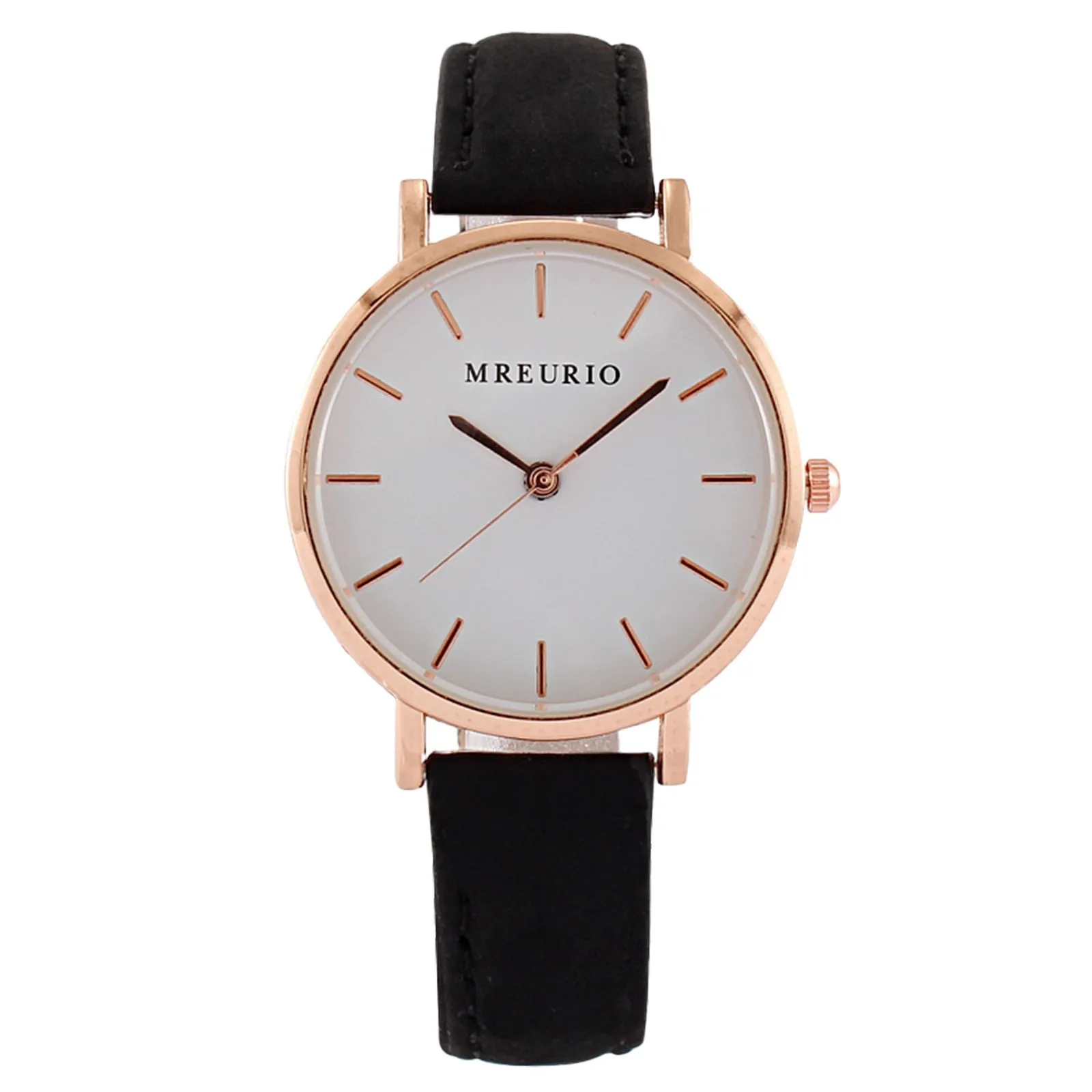 Simple Ladies Watch Women's Watch Middle School Student Belt Watch Stone Fashionable Simple Style Quartz Wristwatch Reloj Mujer