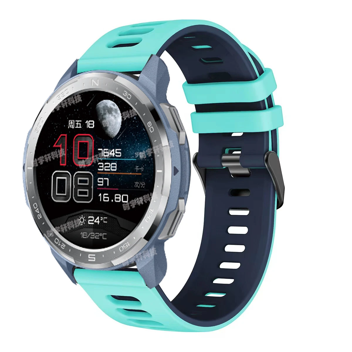 22mm Strap For Honor Watch GS 3 / GS Pro Silicone Quick Release Sport Band For Huawei GT 2 2E / Honor Magic 1 2 46mm Bracelet