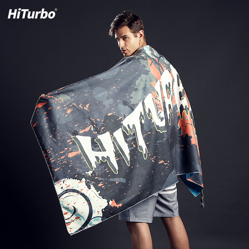 Quick-drying Swimming Absorbent 2025 Towel double-sided new Veet Cloth Beach Towel Men And Women Are Shawl