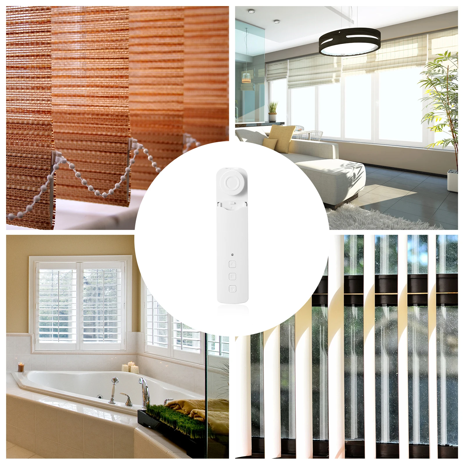 Graffiti smart home curtain controller, electric opening and closing curtain, bead curtain, louver curtain motor, WIFI voice remote control