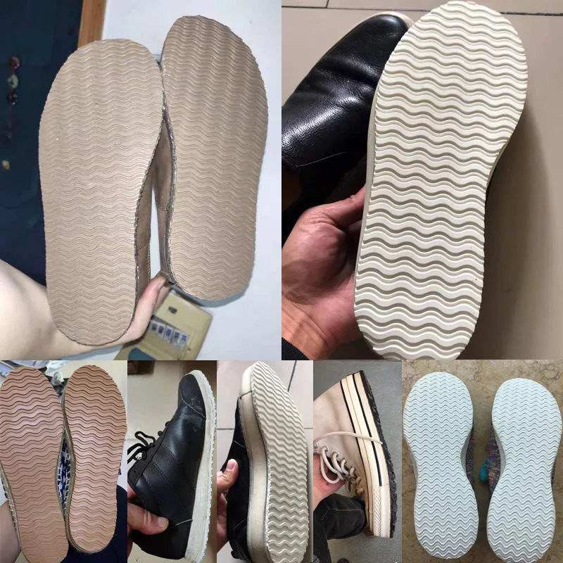 Rubber Full Soles for Shoes Outsoles Insoles Anti Slip Ground Grip Sole Protector Sneaker Repair Worker Shoe Self Adhesive Pads 240318