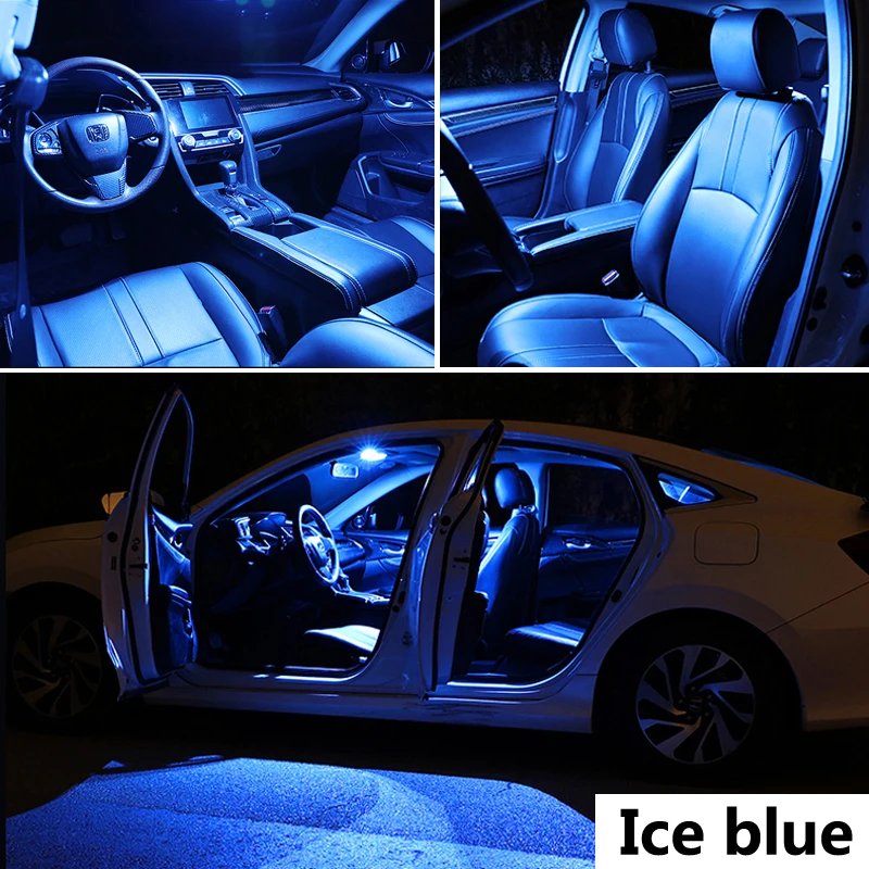 ZITWO 12Pcs LED Interior Light License Plate Lamp Kit For Renault Fluence 2010 2011 2012 2013 2014 2015 2016 2017 Accessories