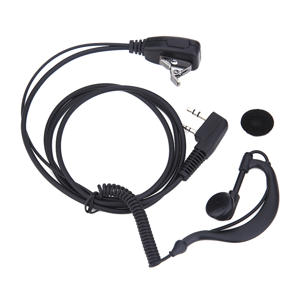 2-Pin Earpiece Headset PTT Mic for Motorola CB Radio CP88 CP040 CP100 new CP110 XV1100 2025 XV2100 AXV5100 Headphone Walkie Talkie