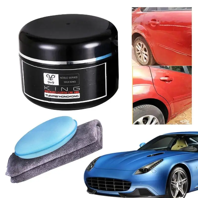 Car Wax Black & White Silver Gray Red Universal Coating Crystal Plated Long Lasting Professional Finish Easy To Use For All Cars