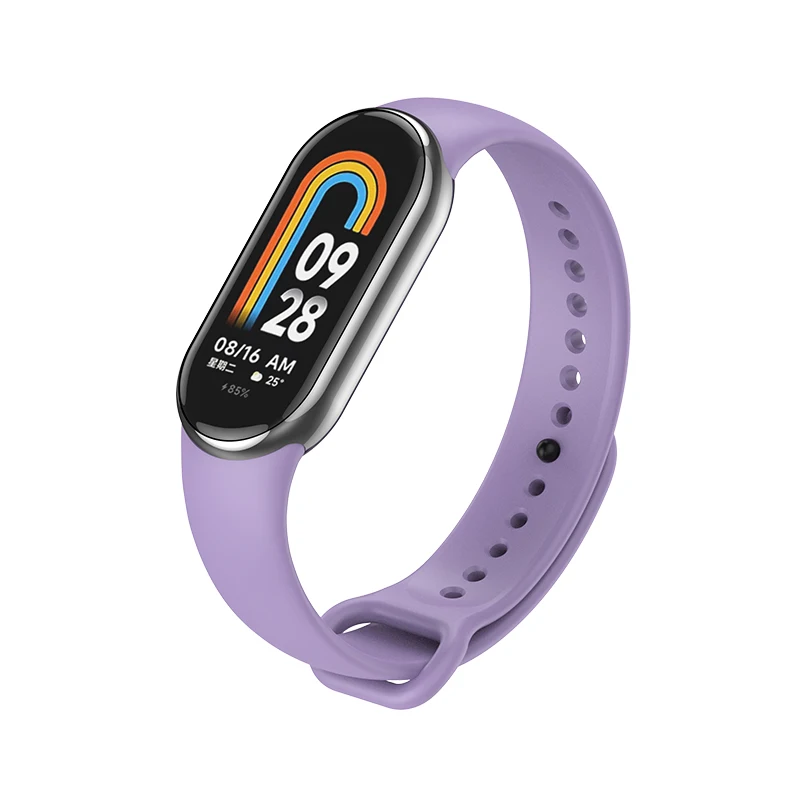 10 Pcs/Pack Strap for mi Band 8 Silicone Bracelet for XiaoMi Band Xiomi Xiami Wrist Strap Man Women
