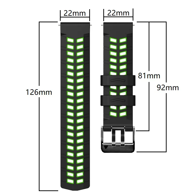 22mm Strap For Samsung Gear S3 Classic / Frontier Silicone Band Bracelets For Samsung Galaxy Watch 3 45mm Replacement Wristband