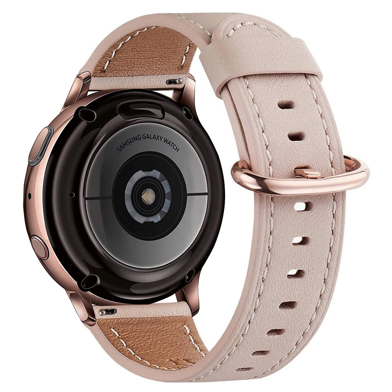 20mm Leather Strap for Amazfit GTS 2/3/4 Band for Samsung galaxy 5/pro Gear S2 Watchband for Huawei gt 2e galaxy watch 4 Classic