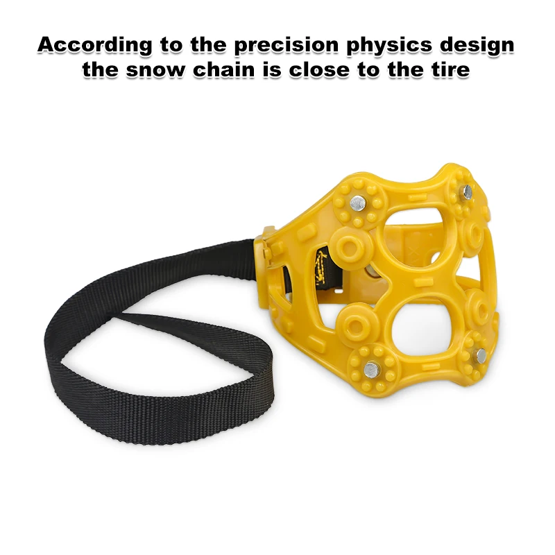 PCS Set Winter Car Snow Tire Anti Skid Chains Belt Strap Adjustable Universal Vehicle Auto Slip Tyre For Mud