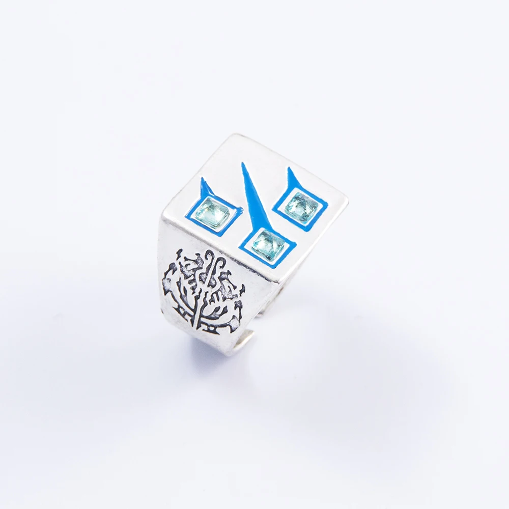 Anime OVERLORD Shooting Star Cosplay Ring YGGDRASIL Ainz Ooal Gown Momonga Adjustable Ring For Fans Jewelry Prop Accessories