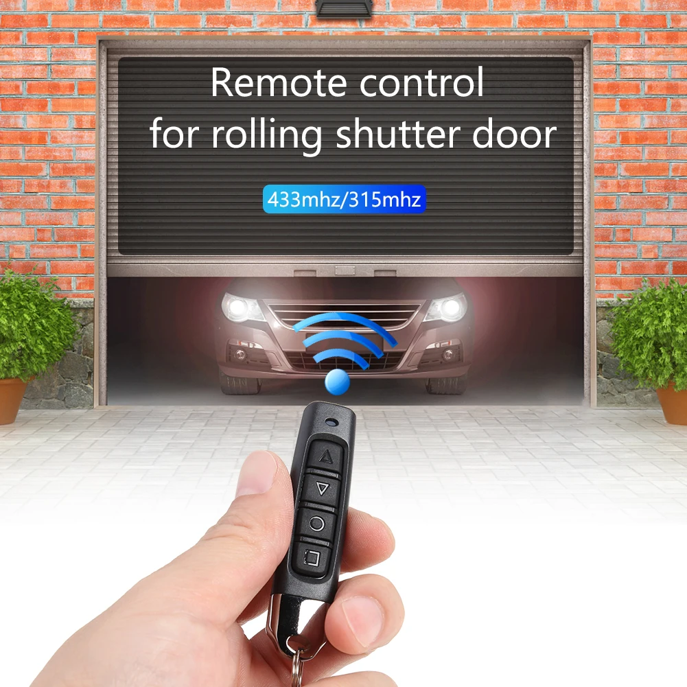 5-20pcs 433MHz Remote Control Electronic Gate Garage Door new Opener Remote Control 2025 Duplicator Learning Code Cloning Code Car Key