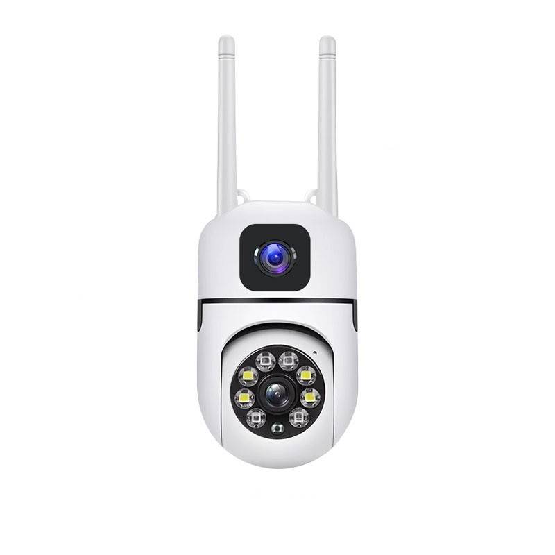 Dual Camera Security Cameras Ball Machine 4MP High Definition Night Vision Dual Screen Safety Protection Monitoring IP Camera