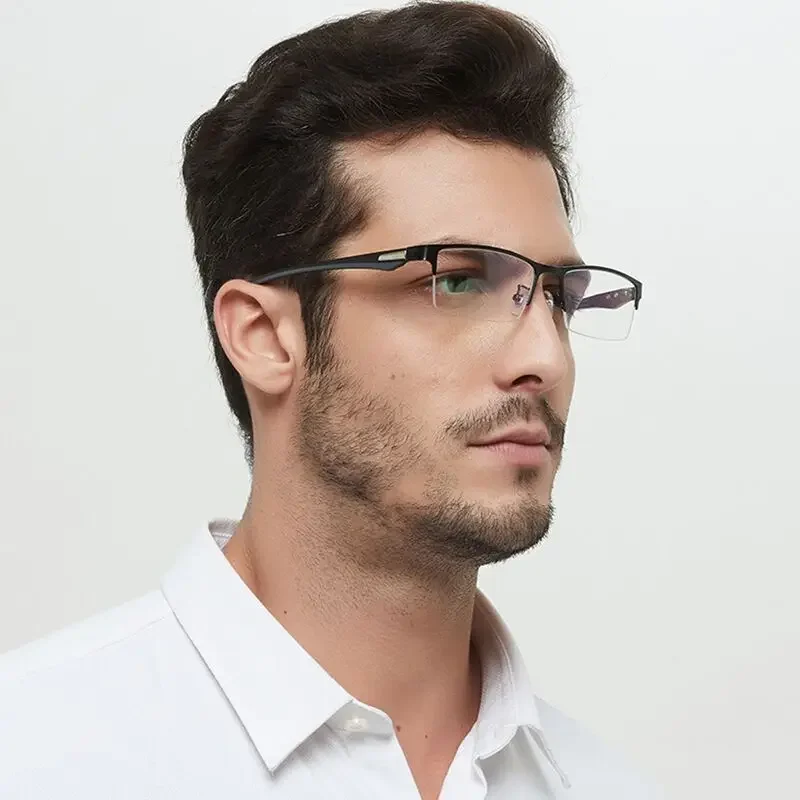 TR90 Titanium Multifocal Reading Glasses Photochromic Men Women Progressive Bifocal Anti Blue Ray UV Protect Presbyopic Glasses