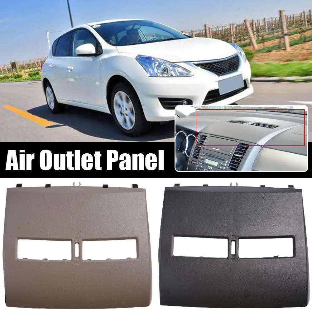 for Nissan Tiida 2005-2011 Car Finisher-Instrument Panel Cover Vents Conditioner Middle Cover Outlet Dashboard Cover Front Shell
