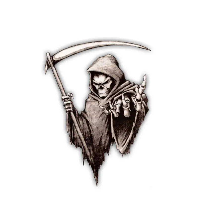 Graphic Effects Funny Decal Vinyl Grim Reaper Stickers Car Styling new Waterproof Laptop Motor 2025 Car Accessories F19