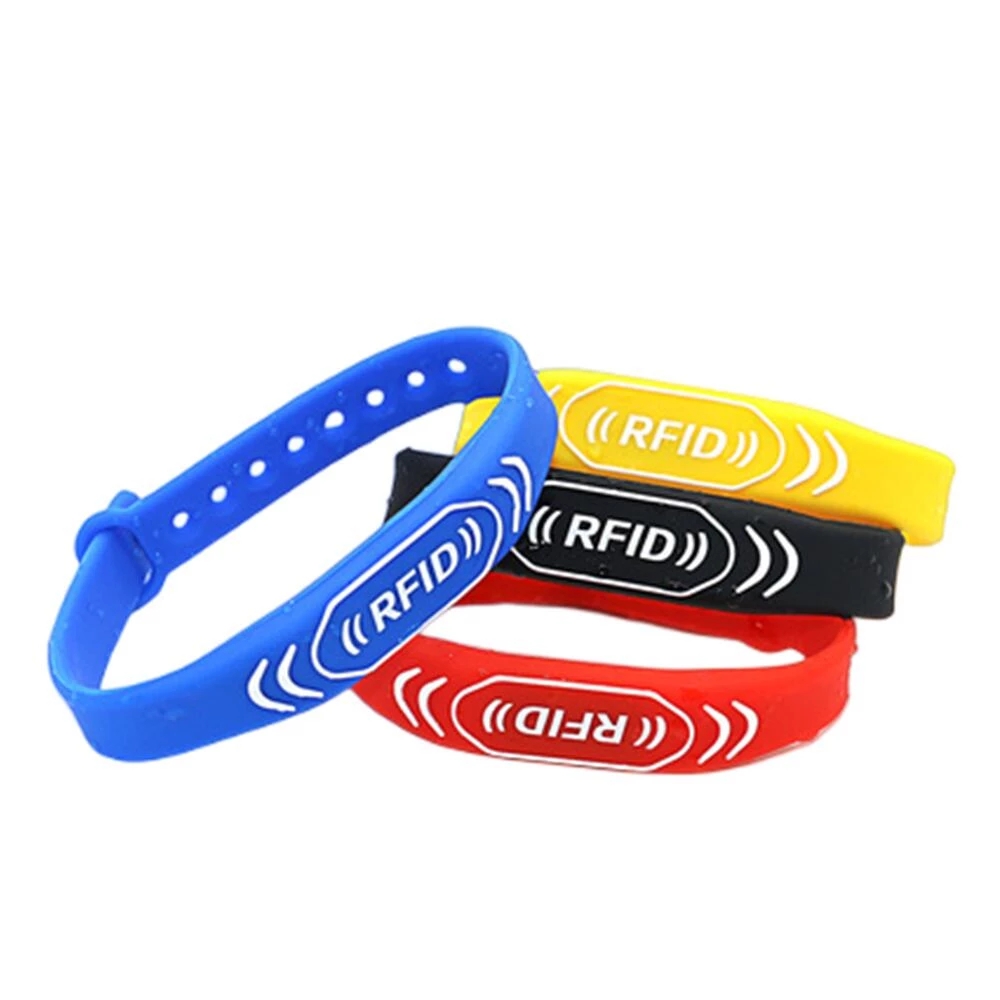 Adjustable Writable Wristband 125KHZ EM4305 T5577 Rewritable Waterproof RFID Silicone Band Bracelet Blank Data Keyfobs 1Pcs