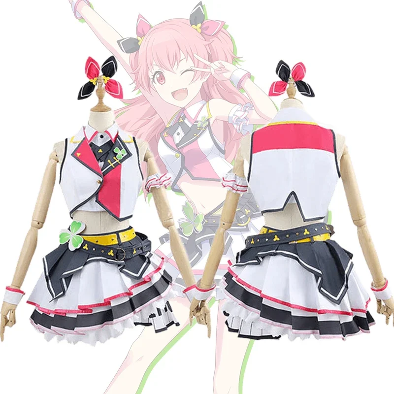 Minori Hanasato Cosplay Project Sekai Colorful Stage Feat Momoi Airi 2025 Cosplay Costume Dresses Uniform Wig new Suit Halloween Clothes