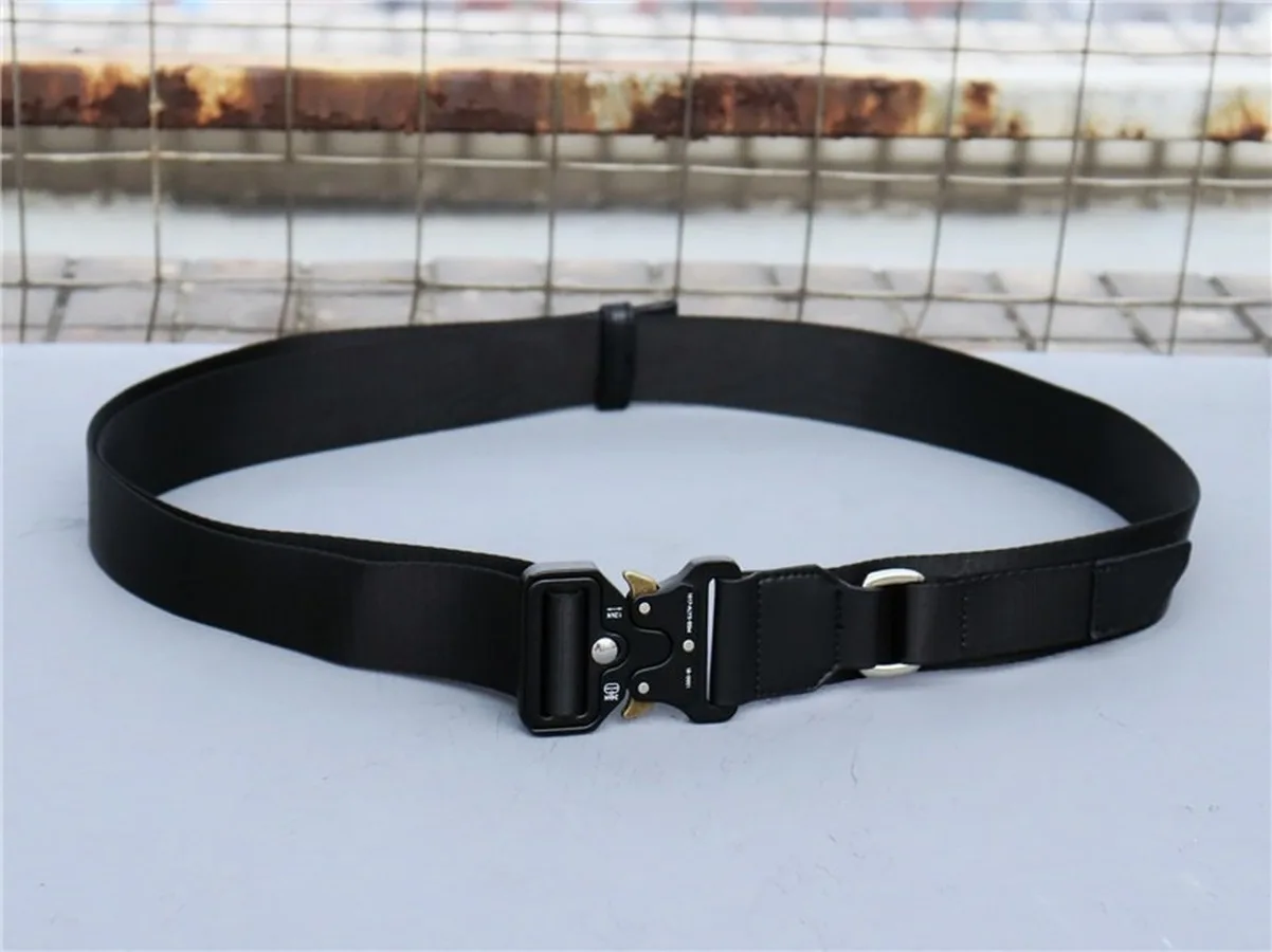 New ALYX Roller Belt Men Women Lasered Logo Buckle 1017 ALYX 9SM Belts CLASSIC SIGNATURE STRAP y2k