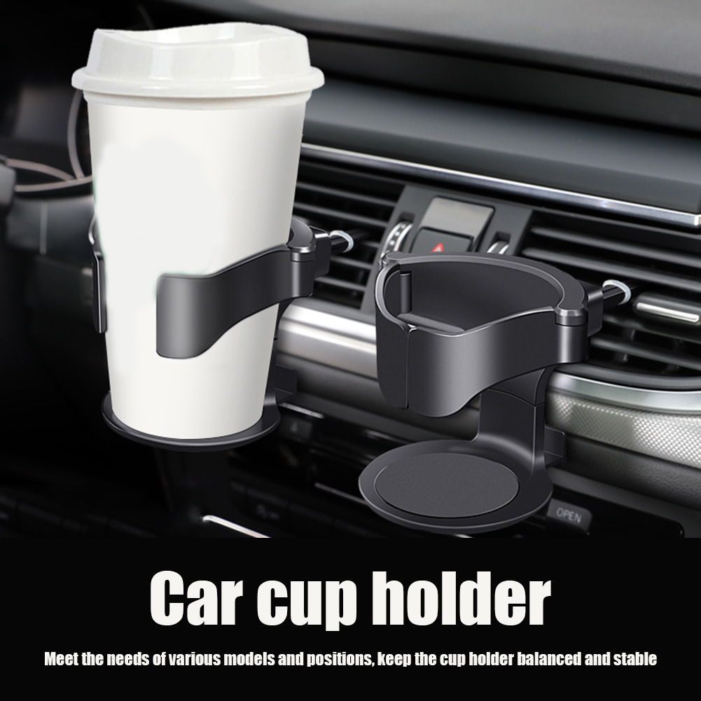 Large Car Cup Holder Expander with Adjustable Base Anti-slip Cup Holder Adapter Organizer for Most Bottles Cup Car Accessories