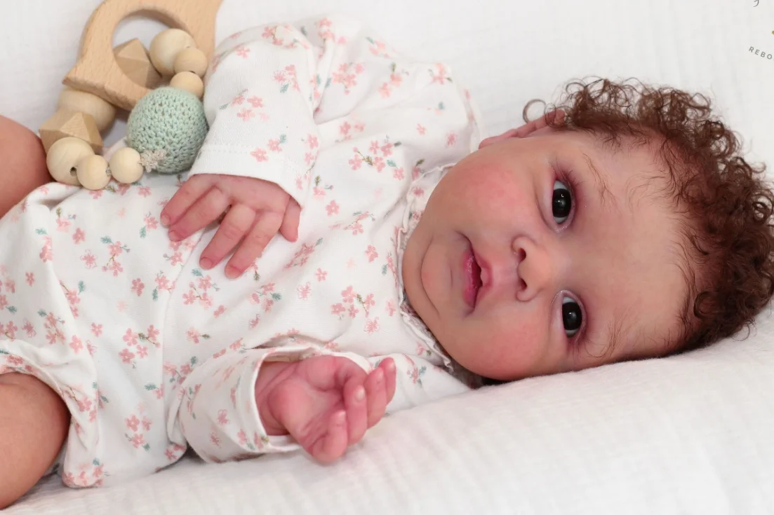 20inch Unfinished Miley Reborn Doll Kit Doll Unpainted Parts with Body and Eyes Soft Touch Fresh Color