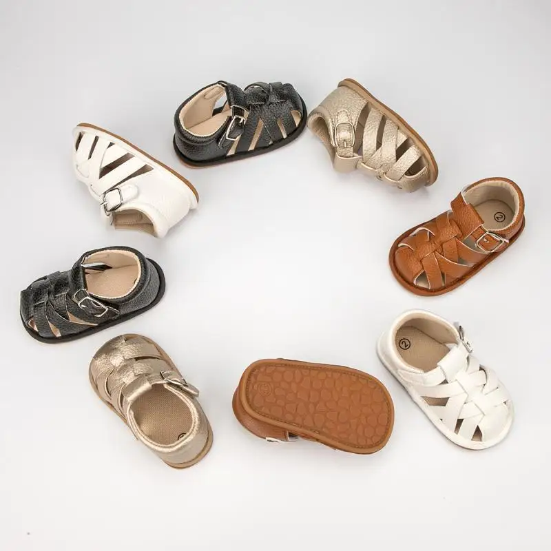 KIDSUN Baby Summer Sandals Infant Boy Girl Shoes Rubber Soft Sole Non-Slip new Toddler 2025 First Walker Baby Crib Newborn